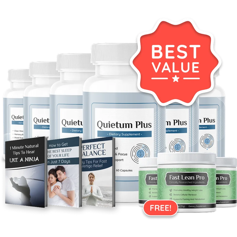 Quietum Plus Sleep Health — 6 Bottle / 180 Day Pack